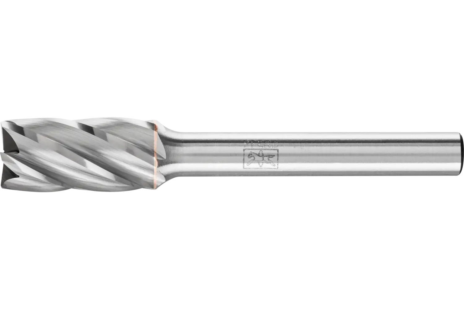 Picture of Pferd HICOAT® Carbide Bur SB-3 Cylindrical End Cut ALU Cut 3/8" x 3/4" x 1/4" Shank